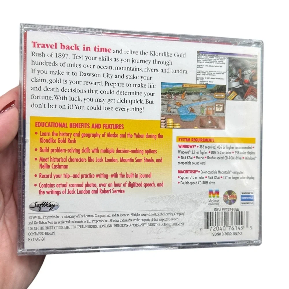 Vintage 90s PC Game Lot Educational Computer Games The Learning Company - Picture 7 of 10